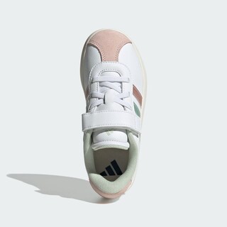 Foto 4 | Tenis Vl Court 3.0 Skateboarding Niños Adidas Blanco Niños