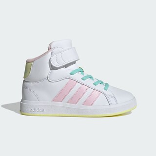 Foto 2 | Tenis Grand Court Mid Niños Adidas Blanco Niños