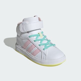 Foto 6 | Tenis Grand Court Mid Niños Adidas Blanco Niños