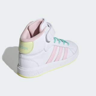 Foto 7 | Tenis Grand Court Mid Niños Adidas Blanco Niños