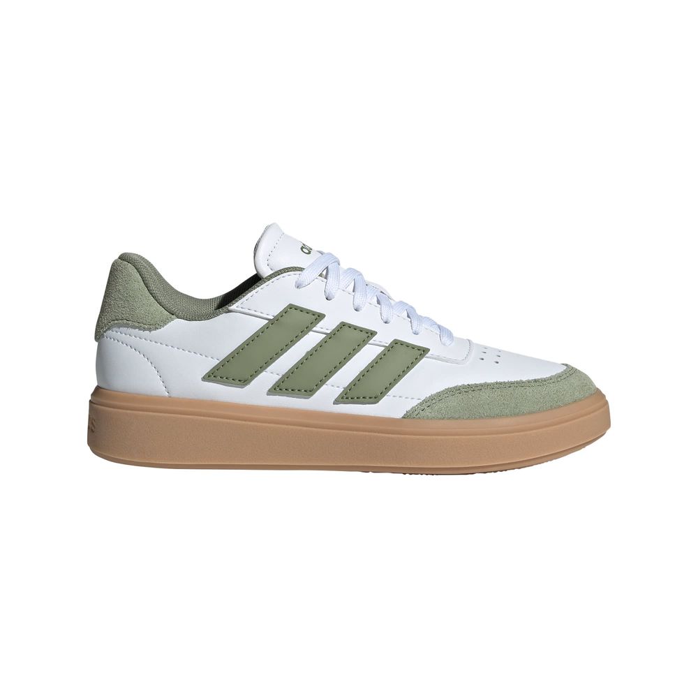 Foto 2 pulgar | Tenis Courtblock Adidas Blanco Niños