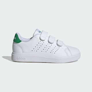 Foto 2 | Tenis Advantage Base 2.0 Kids Adidas Blanco Niños