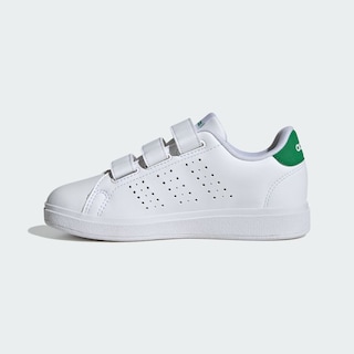 Foto 3 | Tenis Advantage Base 2.0 Kids Adidas Blanco Niños