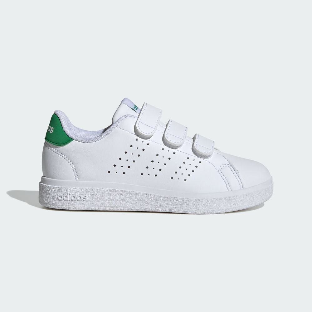 Foto 2 | Tenis Advantage Base 2.0 Kids Adidas Blanco Niños