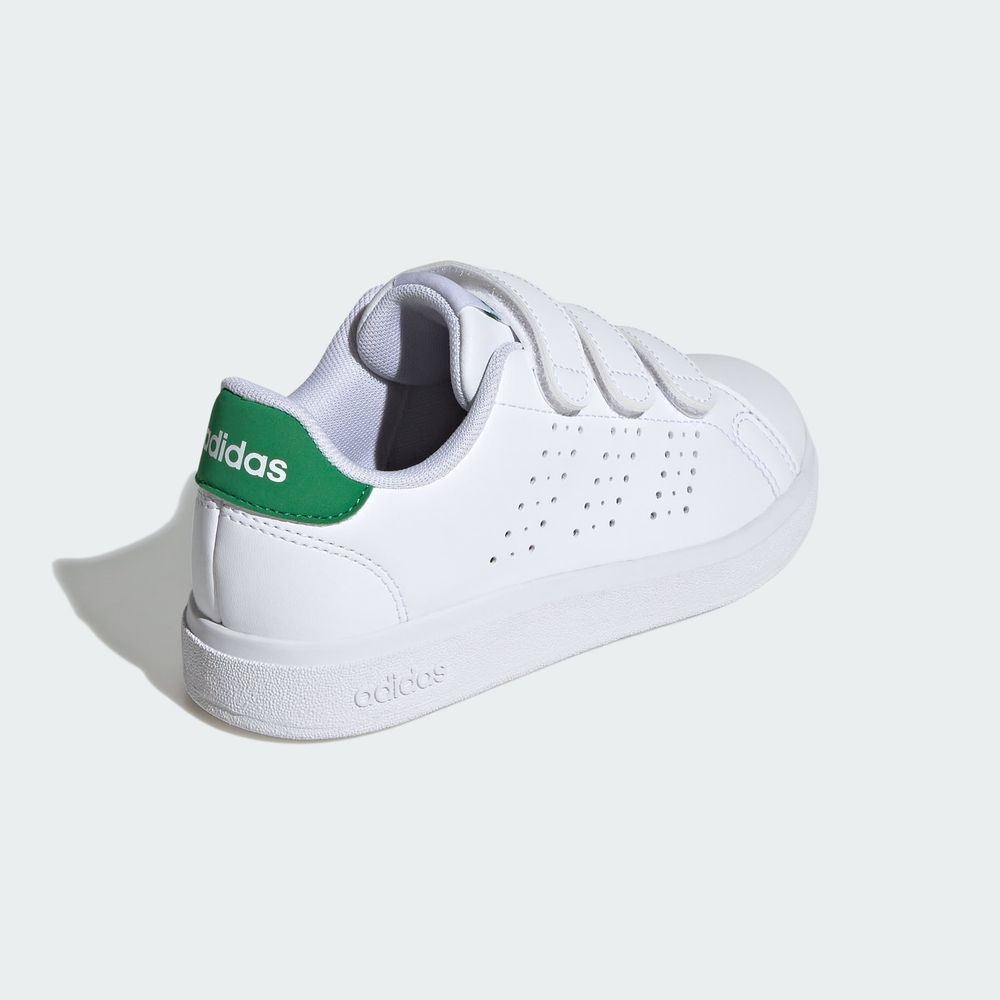 Foto 8 pulgar | Tenis Advantage Base 2.0 Kids Adidas Blanco Niños