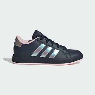 Foto 2 | Tenis Con Cordones Adidas Grand Court Lifestyle Para Tenis Adidas Azul Niños