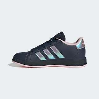 Foto 3 | Tenis Con Cordones Adidas Grand Court Lifestyle Para Tenis Adidas Azul Niños