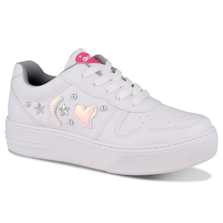 Foto 1 | Tenis Sneaker Dominiq 2464 Color Blanco/plata Para Niña
