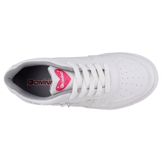 Foto 4 | Tenis Sneaker Dominiq 2464 Color Blanco/plata Para Niña