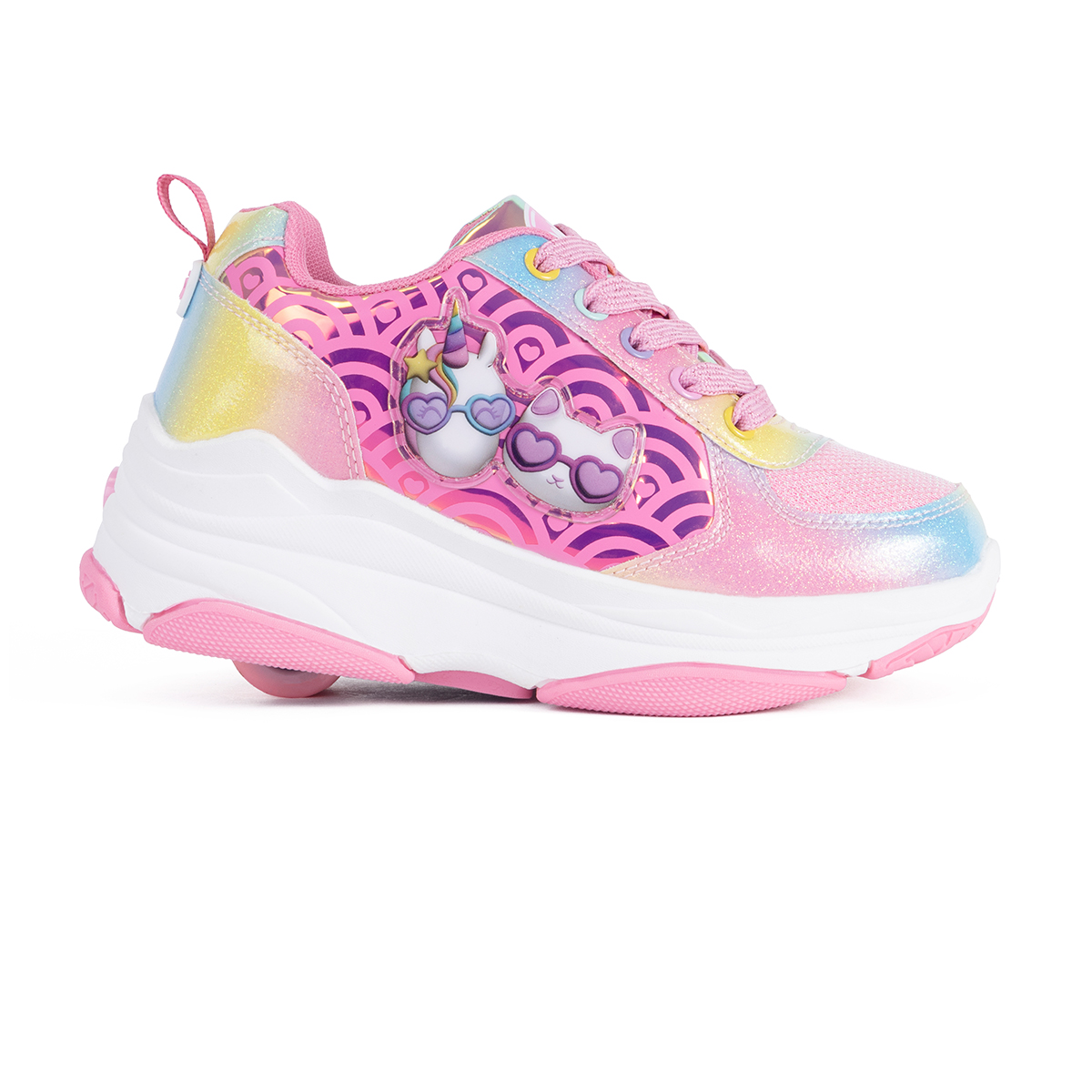 Foto 2 | Tenis Patín Onix Unicornio Friendship Rainbow Rosa