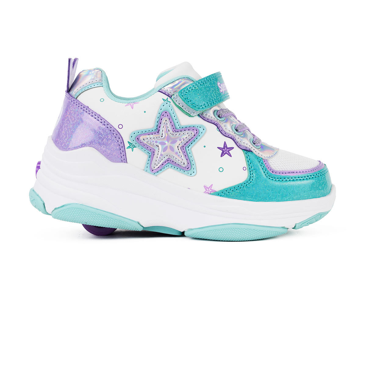 Foto 2 | Tenis Patín Speed Rollers Star Morado Multicolor Shine