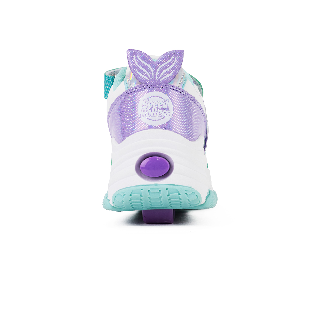 Foto 4 pulgar | Tenis Patín Speed Rollers Star Morado Multicolor Shine