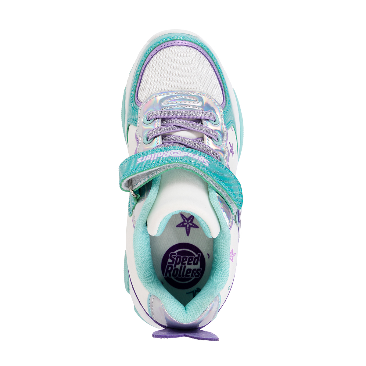 Foto 8 pulgar | Tenis Patín Speed Rollers Star Morado Multicolor Shine