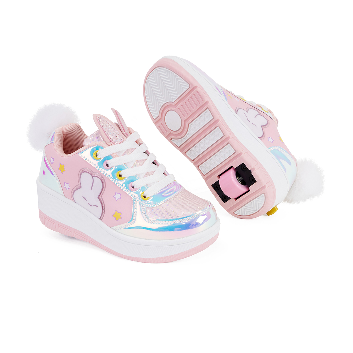 Foto 1 | Tenis Patín Speed Rollers Bunny Roller Rosa Shine