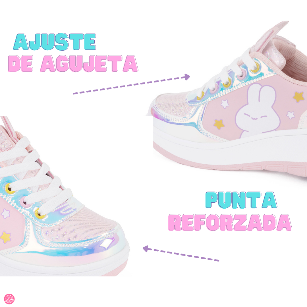 Foto 6 | Tenis Patín Speed Rollers Bunny Roller Rosa Shine