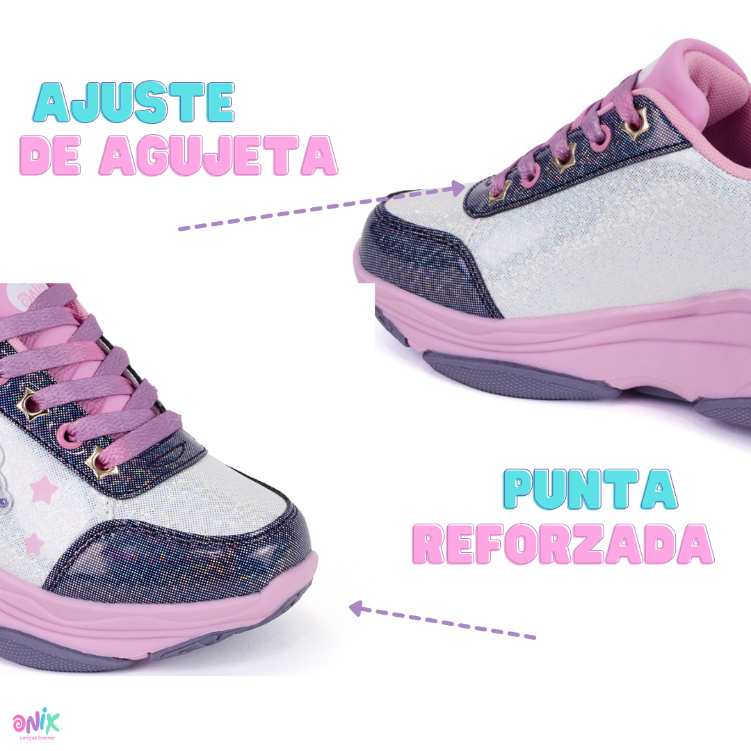 Foto 6 | Tenis Patín Onix Unicornio Friends Roller Rosa