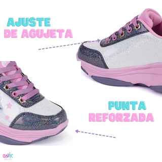 Foto 6 | Tenis Patín Onix Unicornio Friends Roller Rosa