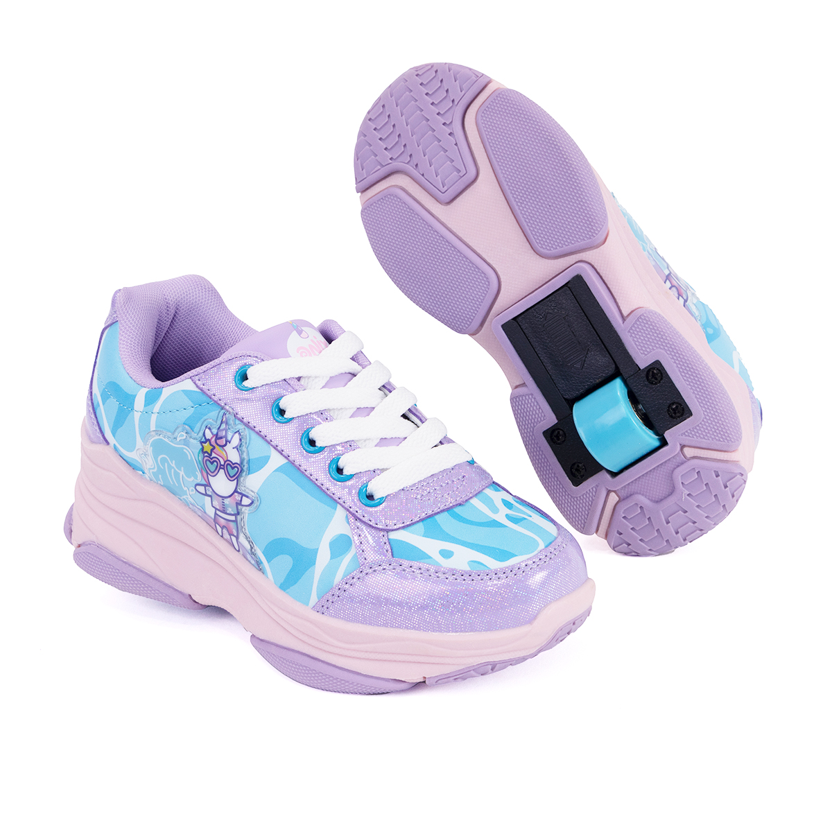 Foto 1 | Tenis Patín Onix Unicornio California Skate Morado
