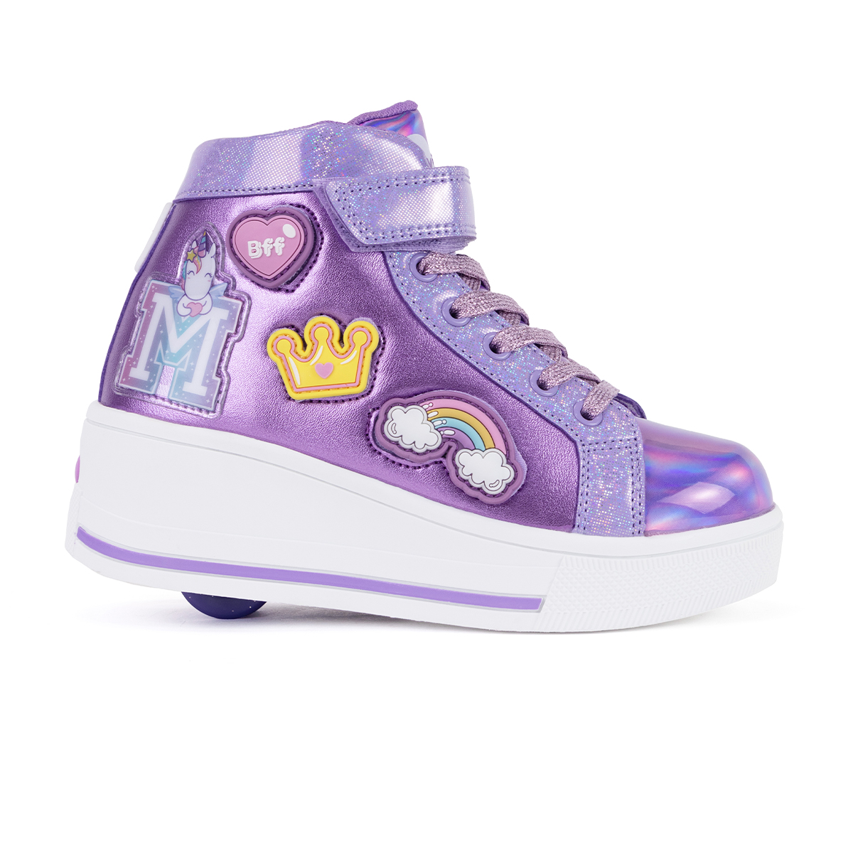 Foto 2 | Tenis Patín High Onix Unicornio Little Patch Morado