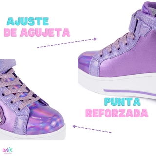Foto 6 | Tenis Patín High Onix Unicornio Little Patch Morado