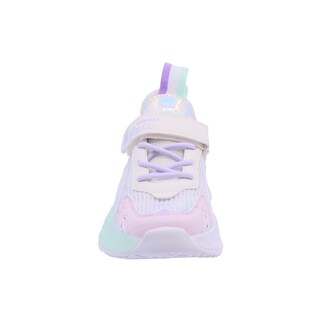Foto 3 | Tenis Casual Para Niña Coqueta604000-u Con Detalles Multicolor, Ajuste Velcro Y Agujeta Elastica