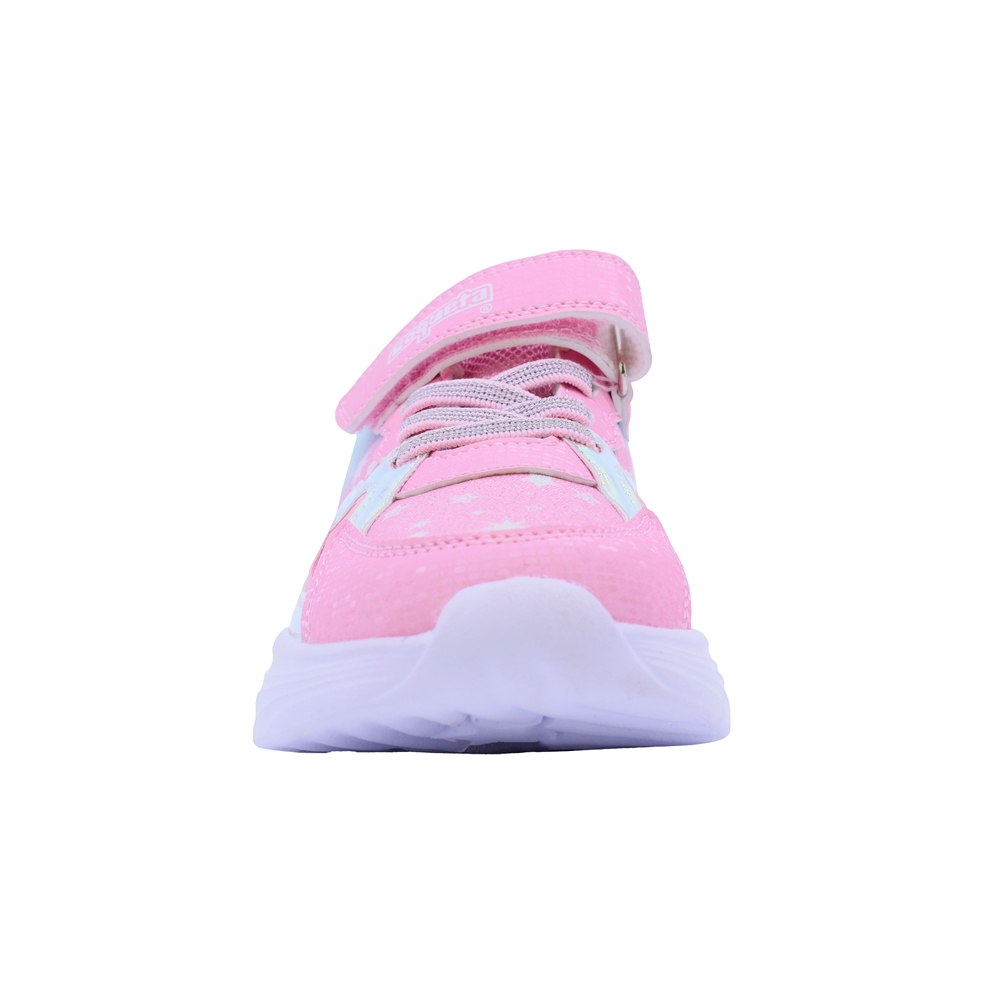Foto 4 pulgar | Tenis Casual Rosa Y Azul Para Niña Coqueta 605000-i Con Agujeta Elastica Y Velcro
