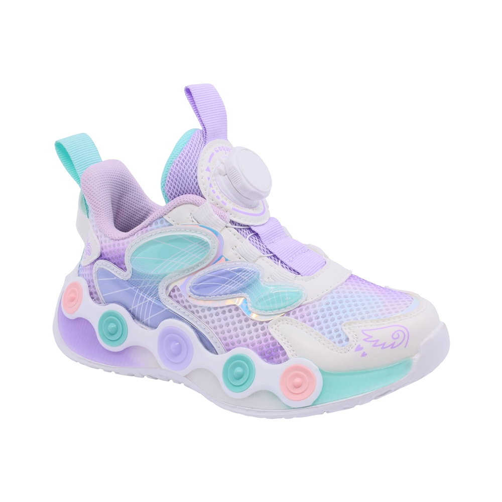 Tenis Casual Color Azul Y Detalles Para Niña Coqueta 609000-h Con Ajuste Twist And Pop