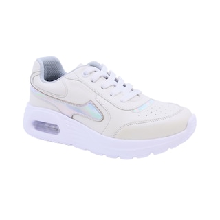 Foto 1 | Tenis Casual Para Niña Coqueta 159608-y Con Ajuste De Agujeta Y Suela De Burbuja