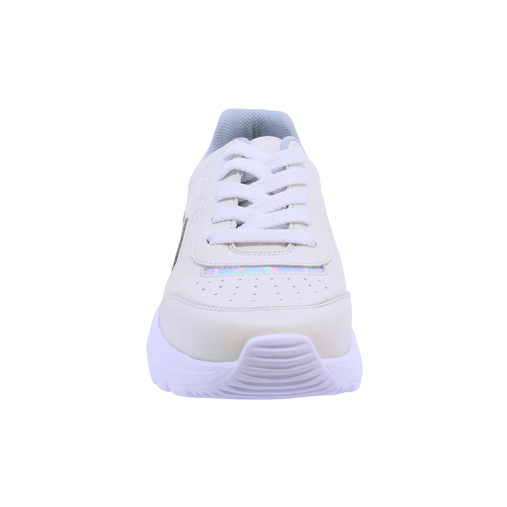 Foto 4 pulgar | Tenis Casual Para Niña Coqueta 159608-y Con Ajuste De Agujeta Y Suela De Burbuja