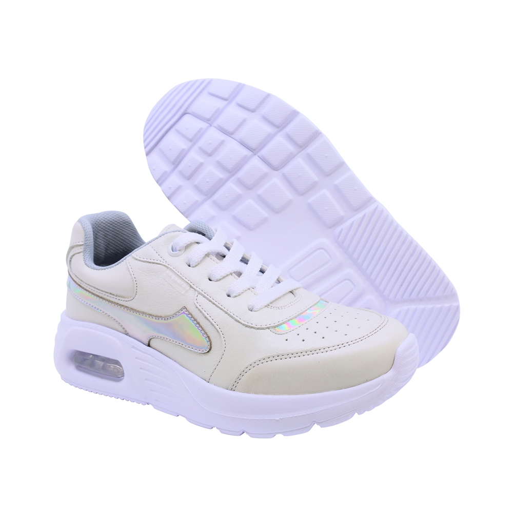Foto 6 | Tenis Casual Para Niña Coqueta 159608-y Con Ajuste De Agujeta Y Suela De Burbuja