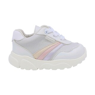Foto 2 | Tenis Casual Color Perla Para Niña Coqueta 955700-y Con Agujeta Elastica