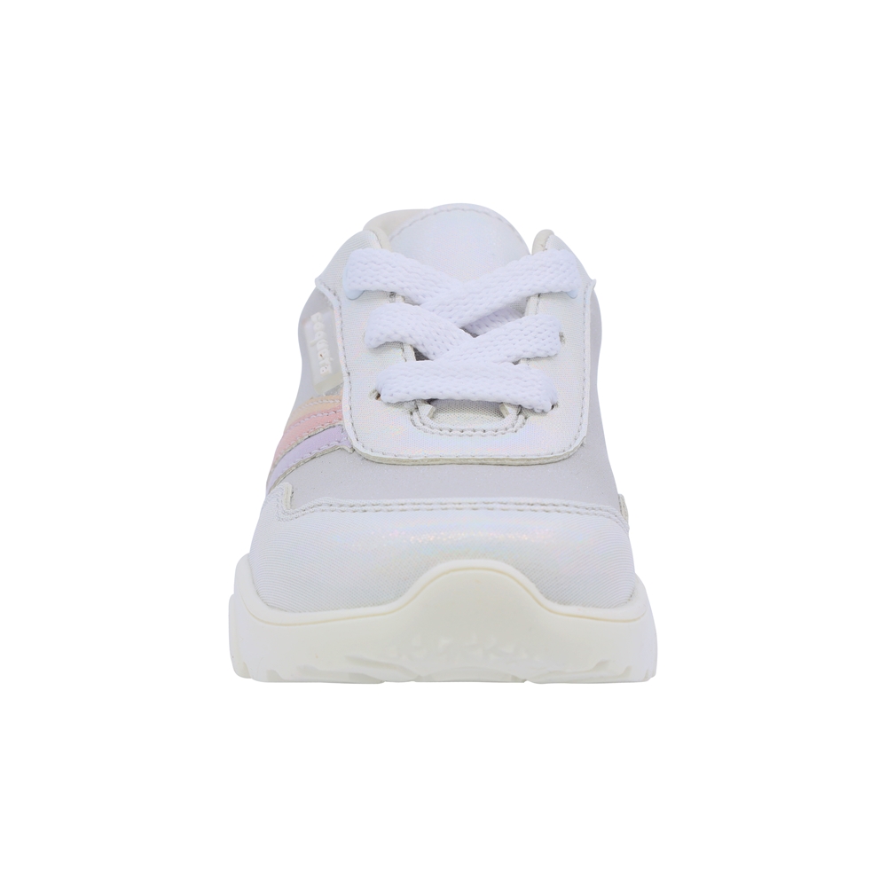 Foto 4 pulgar | Tenis Casual Color Perla Para Niña Coqueta 955700-y Con Agujeta Elastica