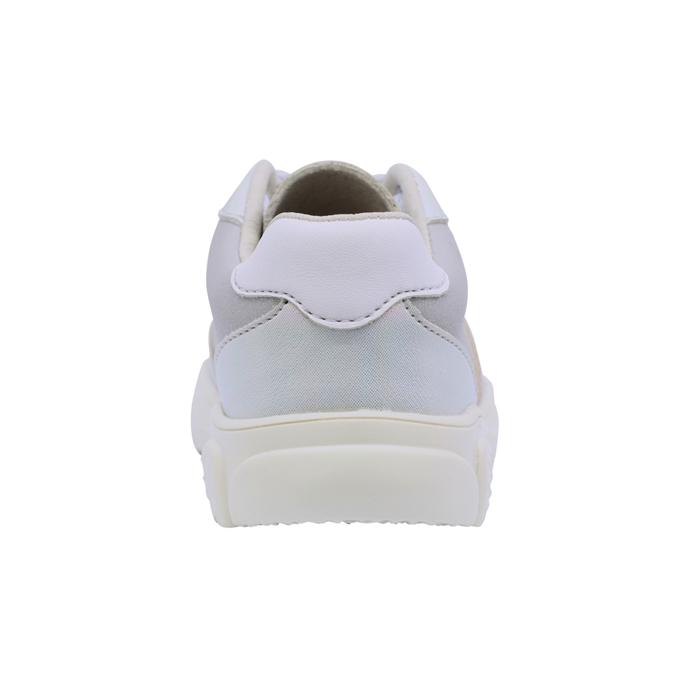 Foto 5 pulgar | Tenis Casual Color Perla Para Niña Coqueta 955700-y Con Agujeta Elastica