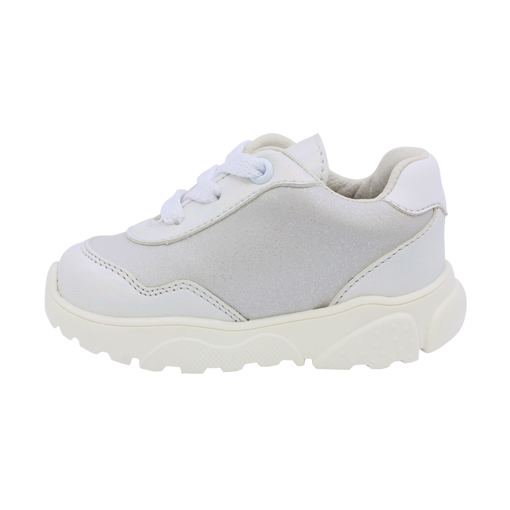 Foto 6 pulgar | Tenis Casual Color Perla Para Niña Coqueta 955700-y Con Agujeta Elastica