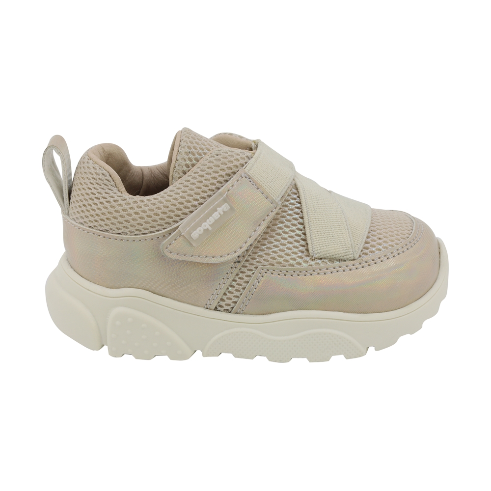 Foto 2 | Tenis Casual Color Oro Para Niña Coqueta 955701-s Con Agujeta Elastica Velcro