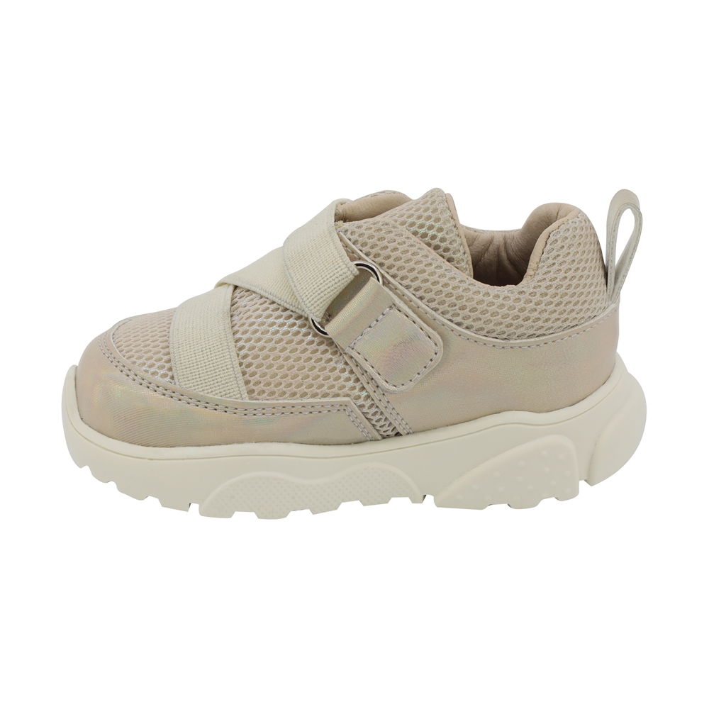 Foto 6 pulgar | Tenis Casual Color Oro Para Niña Coqueta 955701-s Con Agujeta Elastica Velcro