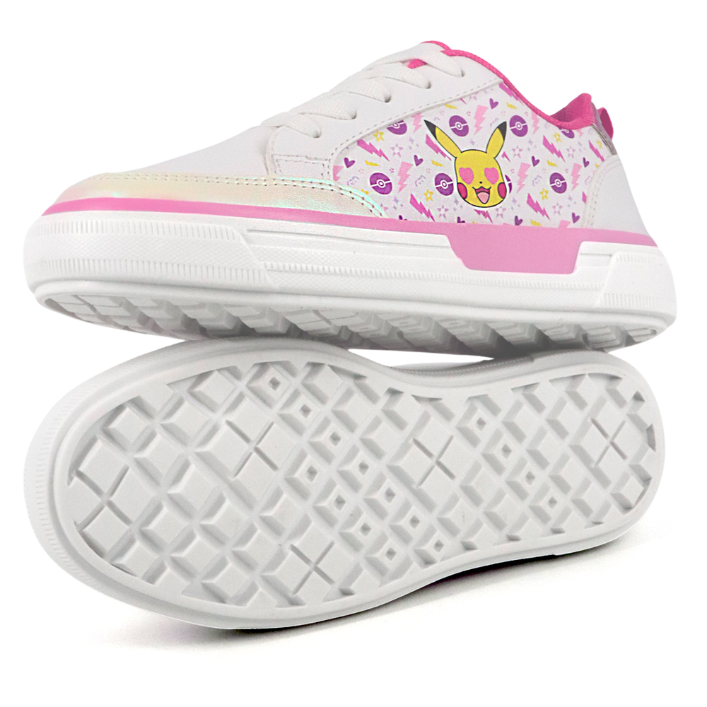 Foto 4 pulgar | Tenis Pokemón Pikachu Rosa Para Niña