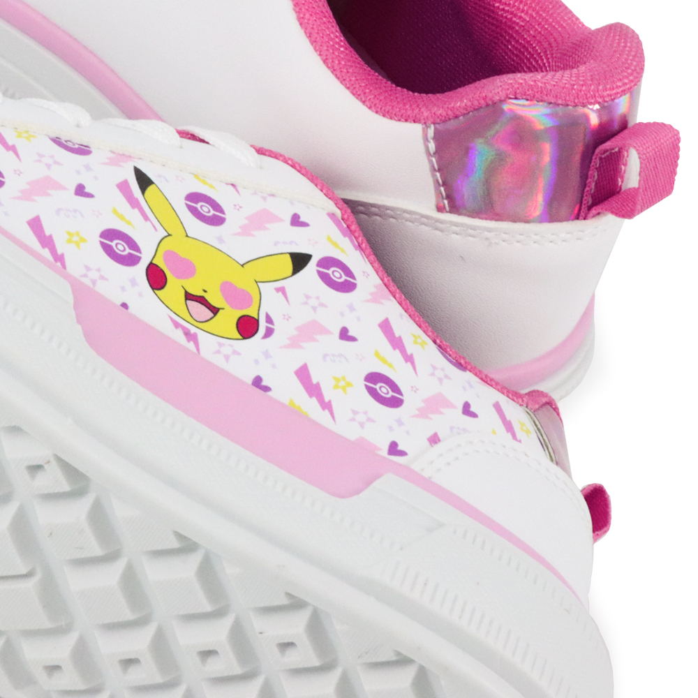 Foto 5 pulgar | Tenis Pokemón Pikachu Rosa Para Niña