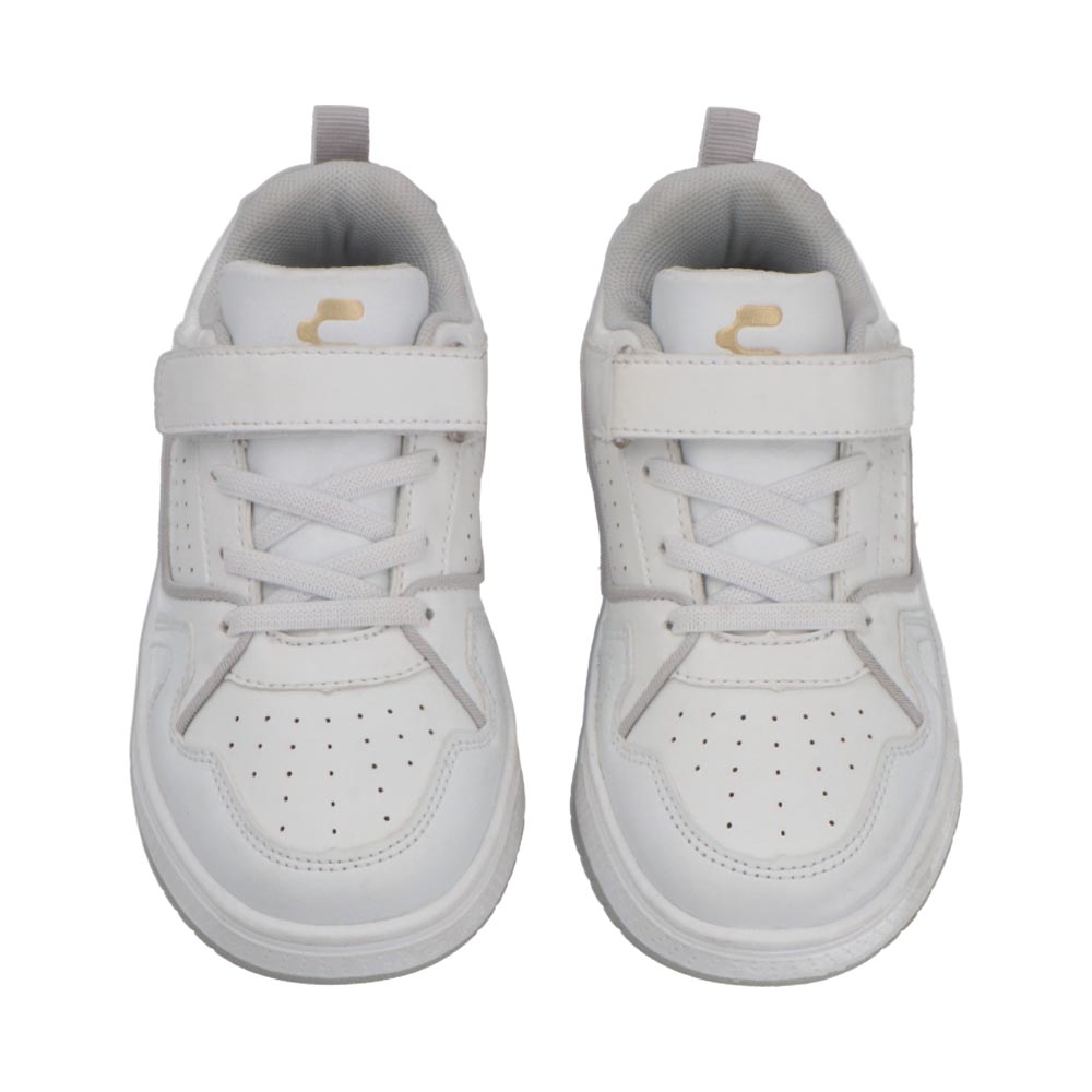 Foto 6 | Tenis Escolar  Charly 65071 Blanco Niña Original Deportivo Talla 18 A 21