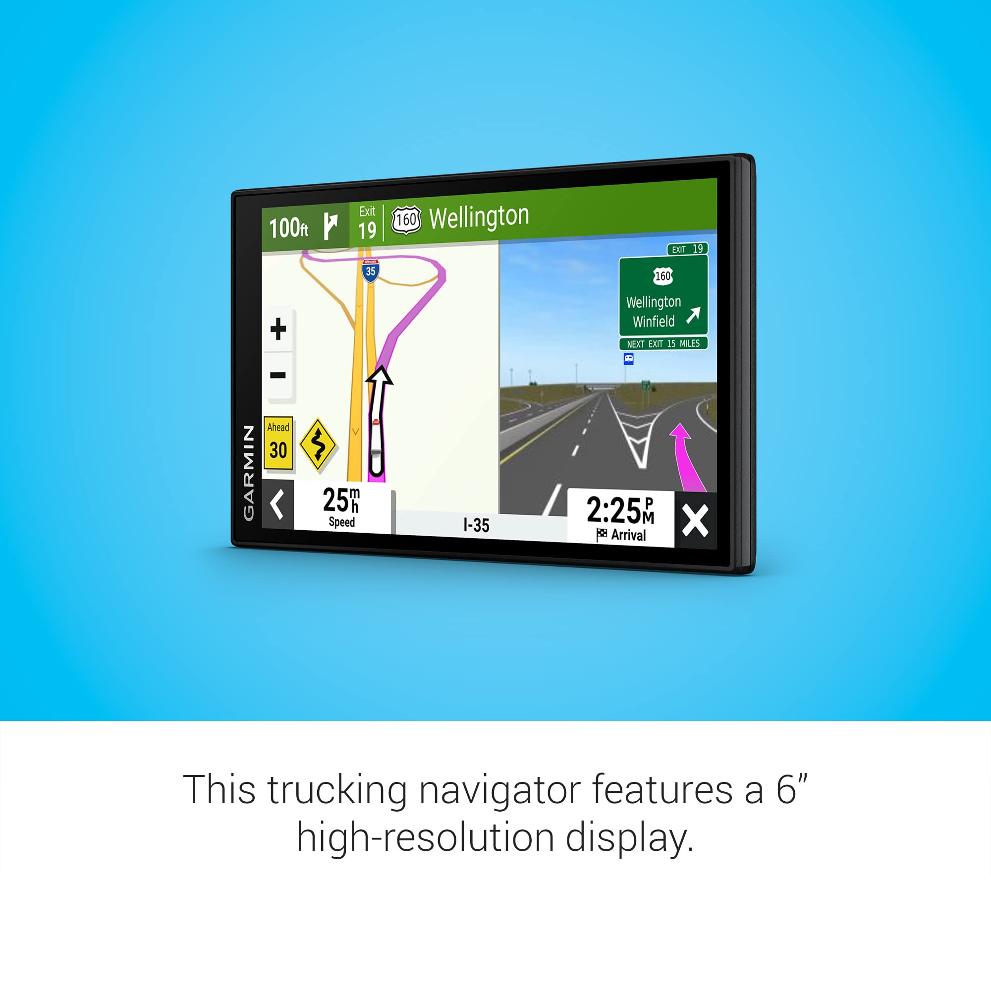 Foto 4 pulgar | Navegador Gps Para Camiones Garmin Dēzl™ Otr610 De 6 Pulgadas Con Imágenes De Ojo De Pájaro - Venta Internacional.