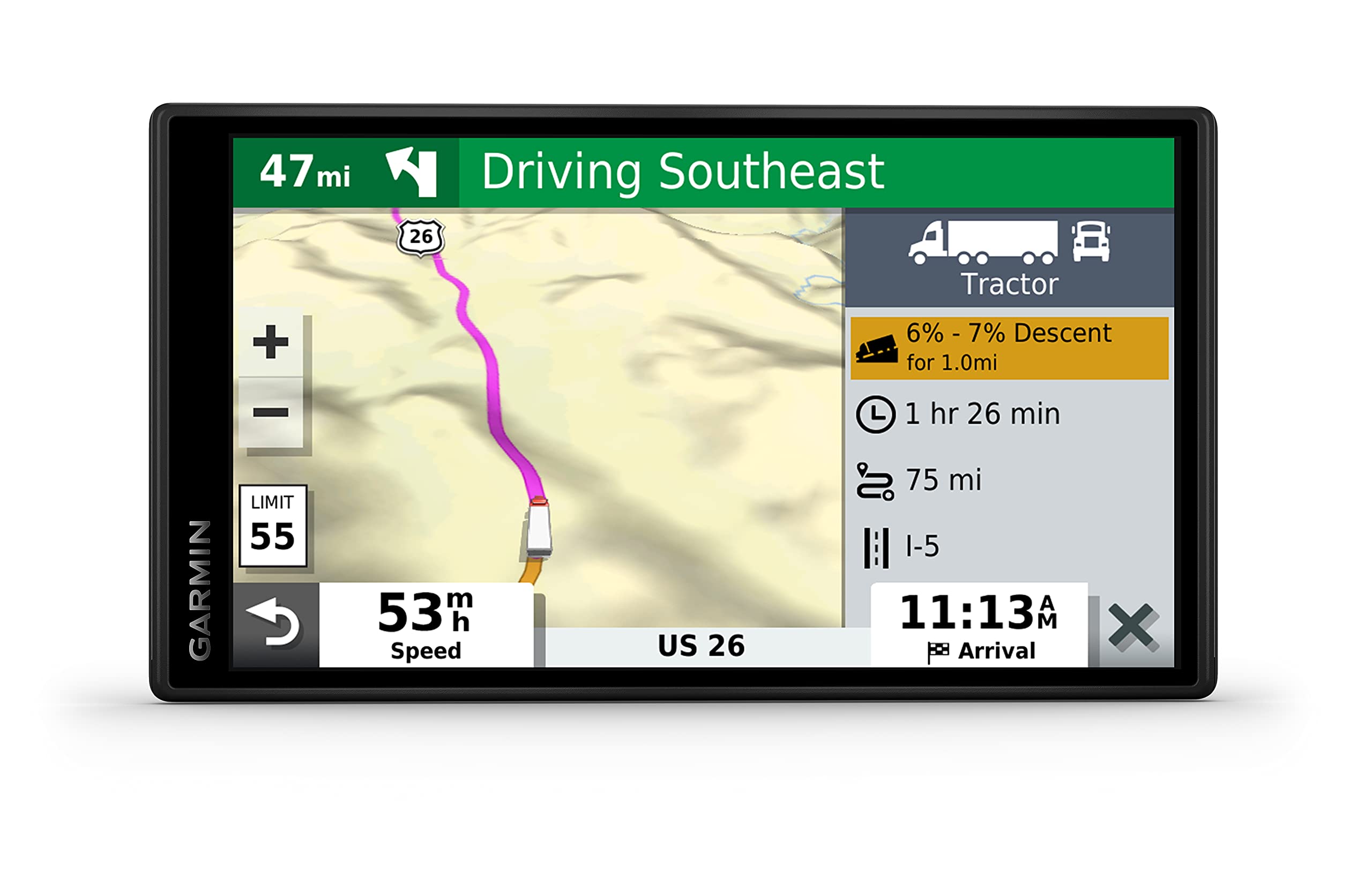 Foto 6 pulgar | Gps Truck Navigator Garmin Dezl Otr500 Con Pantalla De 5.5 Pulgadas - Venta Internacional.