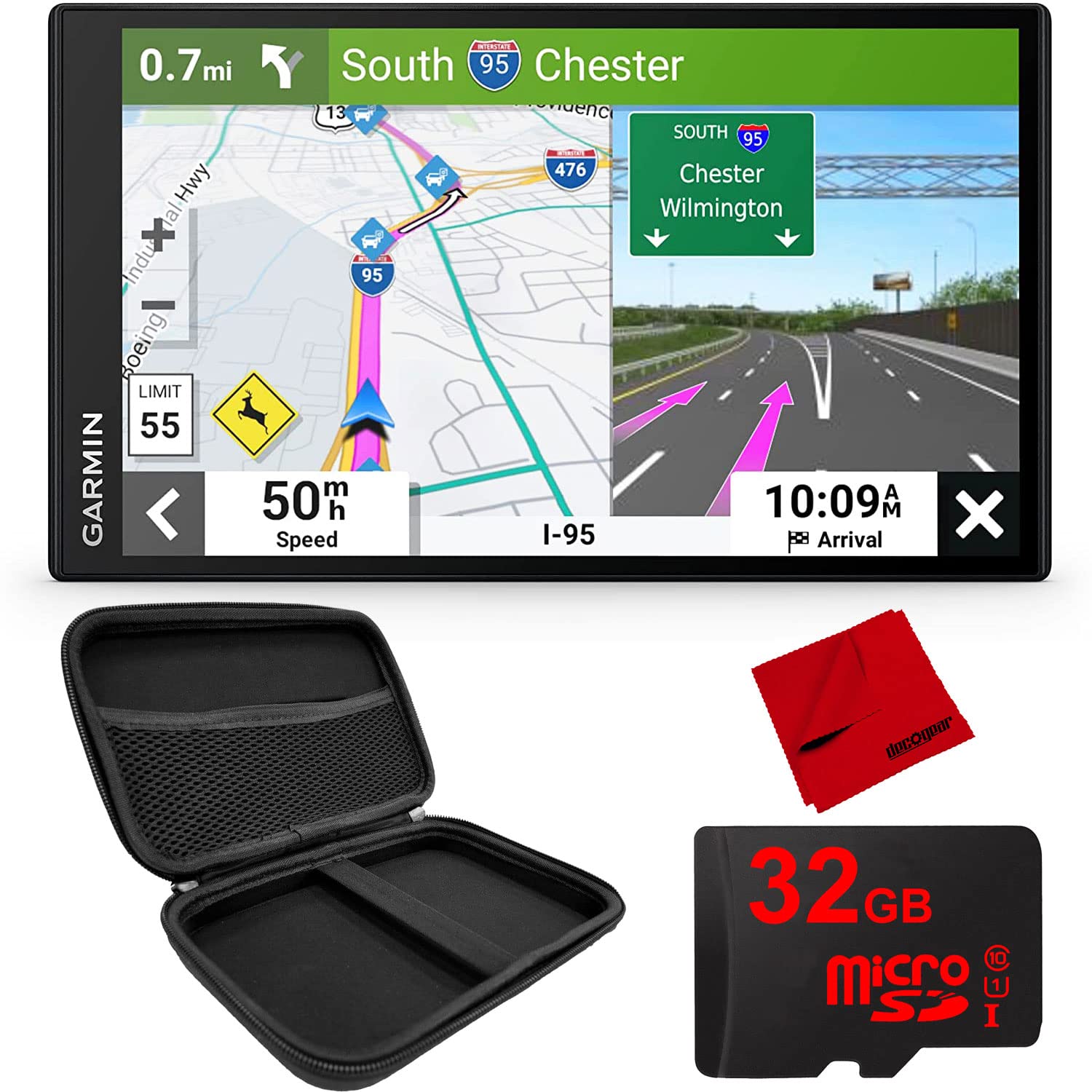 Foto 2 pulgar | Navegador Gps Garmin Drivesmart 66 De 6 Pulgadas Con Funda Y Sd De 32 Gb - Venta Internacional.