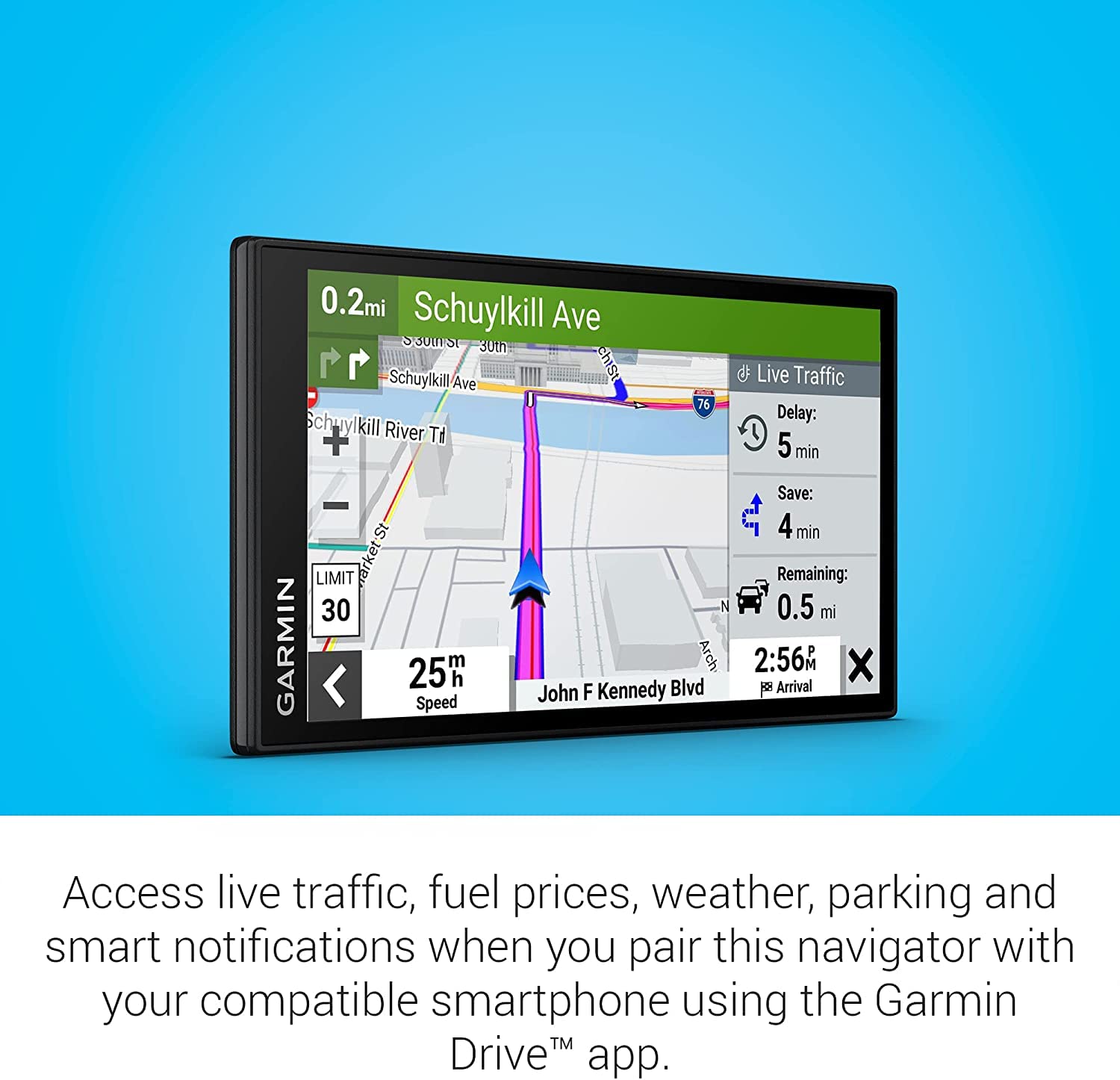 Foto 4 pulgar | Gps Garmin Drivesmart 66 Renovado Para Coche Con Pantalla De Cristal De 6 Pulgadas - Venta Internacional.