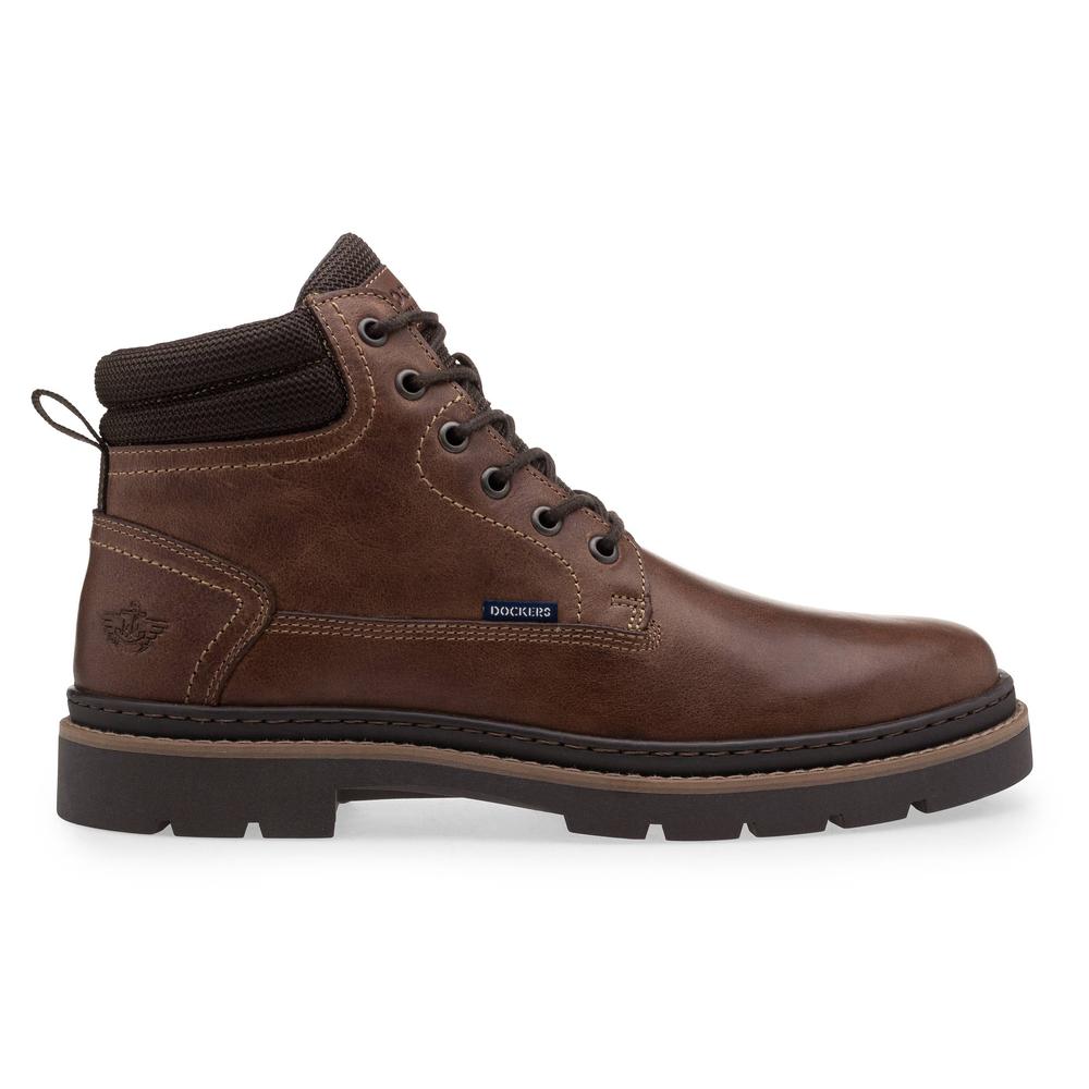 Foto 2 pulgar | Botas de Piel Dockers color Café para Hombre