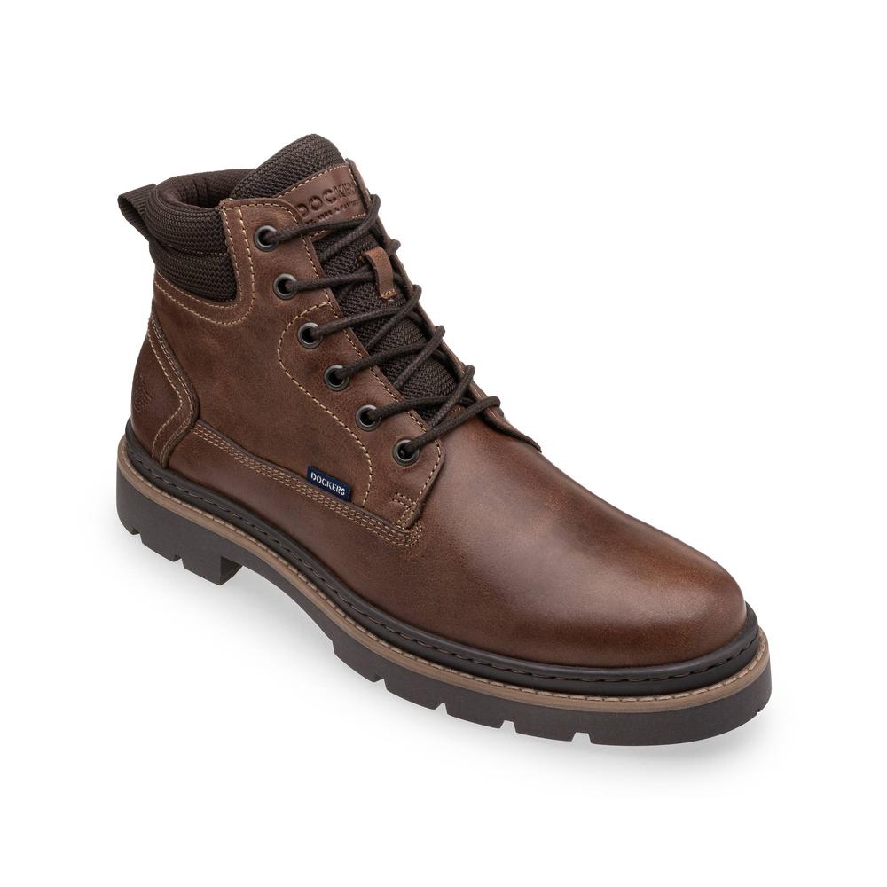 Foto 3 pulgar | Botas de Piel Dockers color Café para Hombre