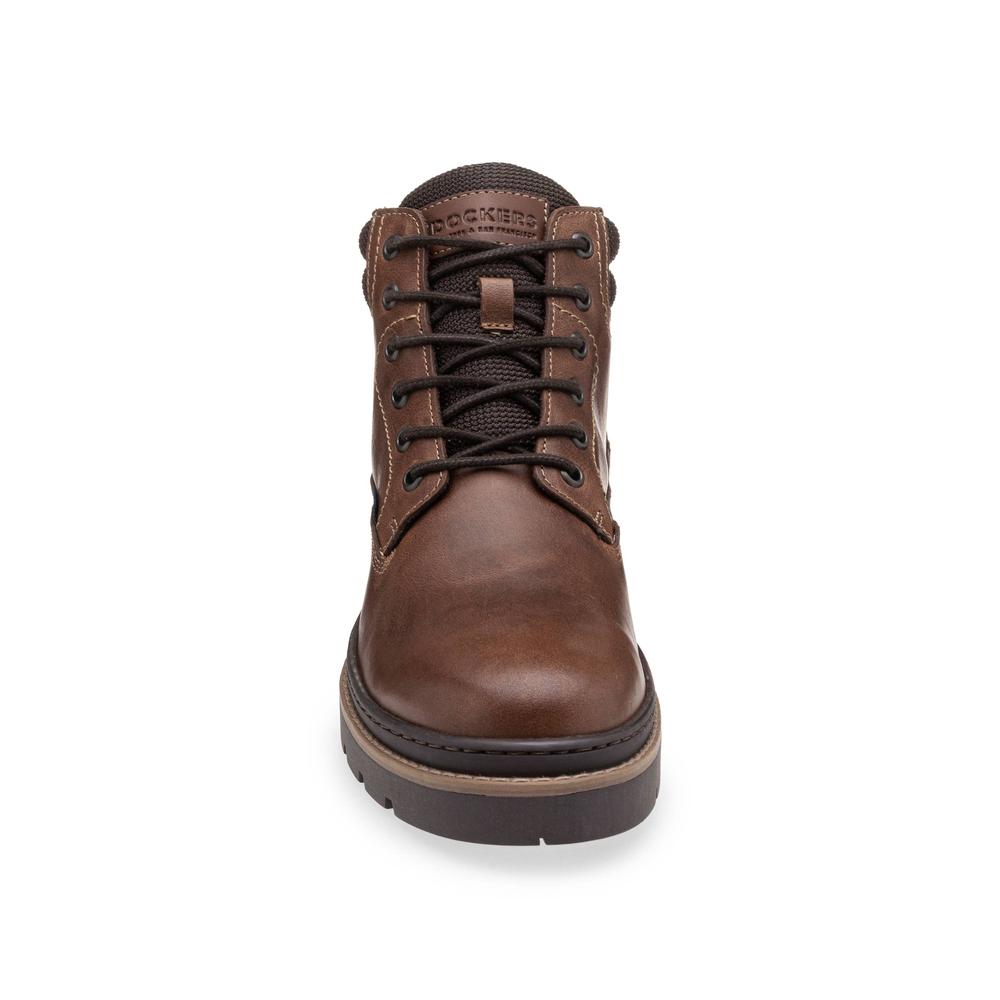 Foto 4 pulgar | Botas de Piel Dockers color Café para Hombre