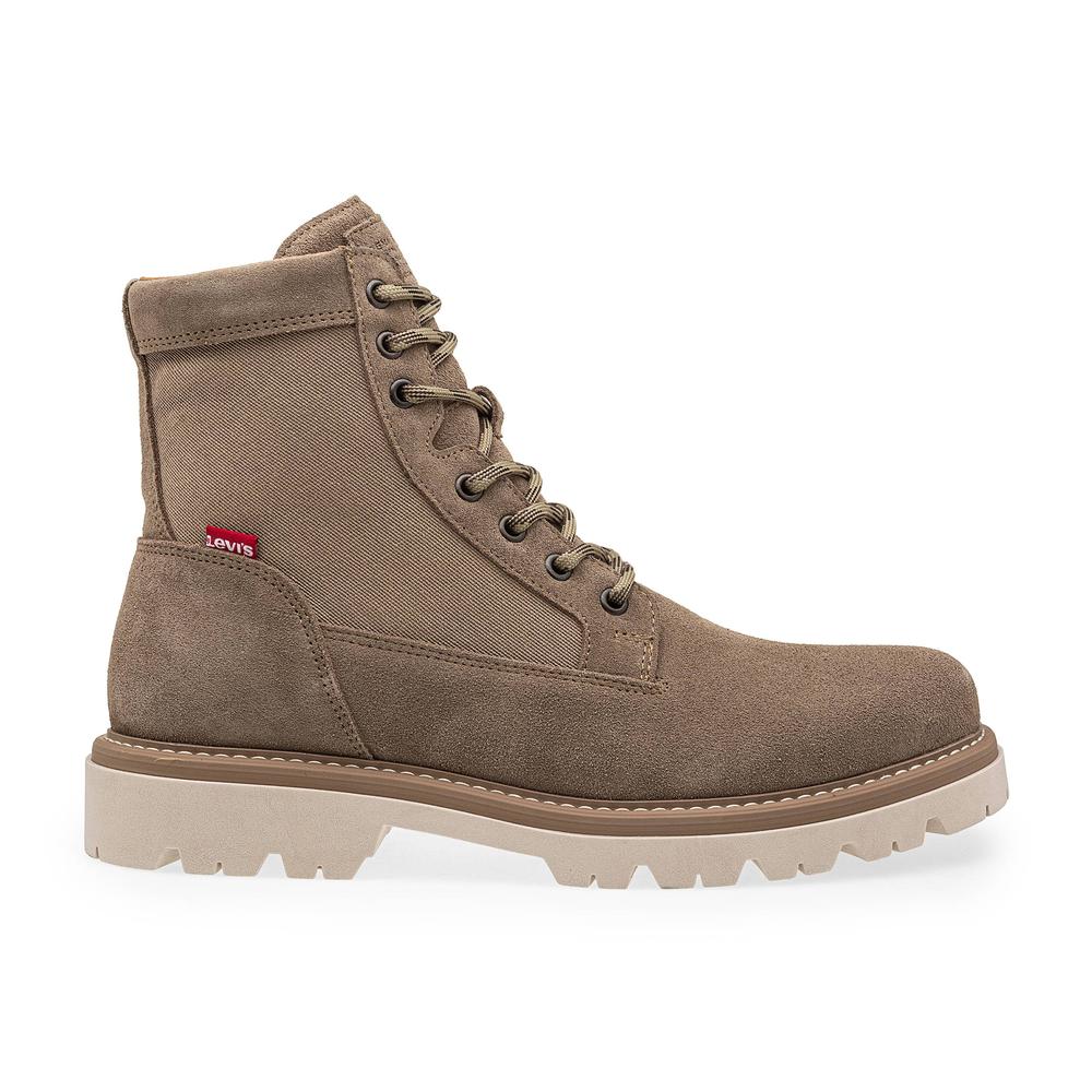 Foto 2 pulgar | Botas de Piel Levi's color Beige para Hombre