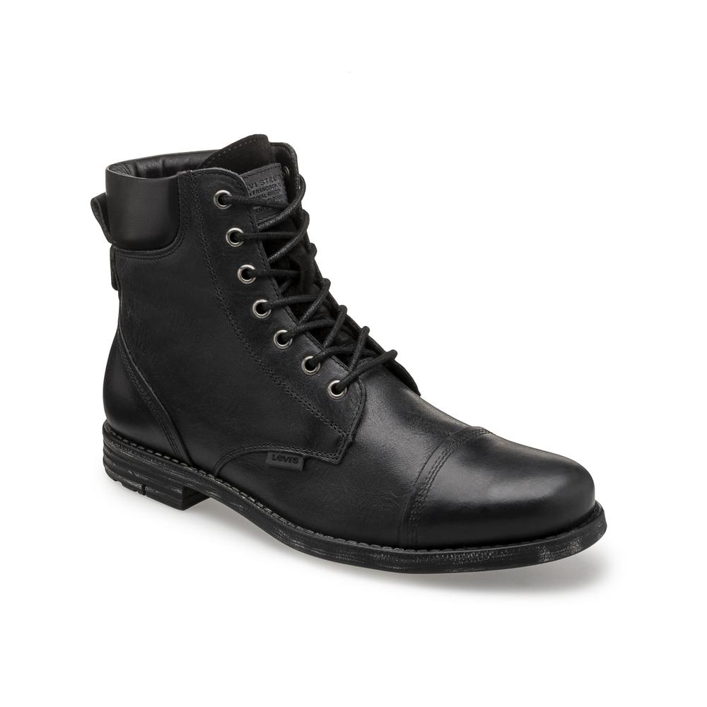 Foto 3 pulgar | Botas para Hombre Levi's de Piel Negras