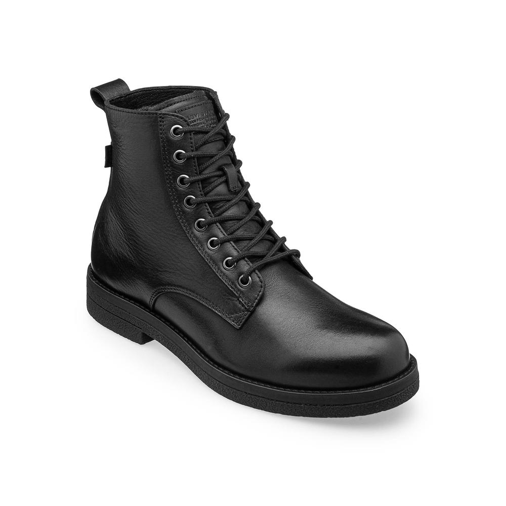 Foto 3 pulgar | Bota Levi's L2123351 Negro de Piel para Hombre