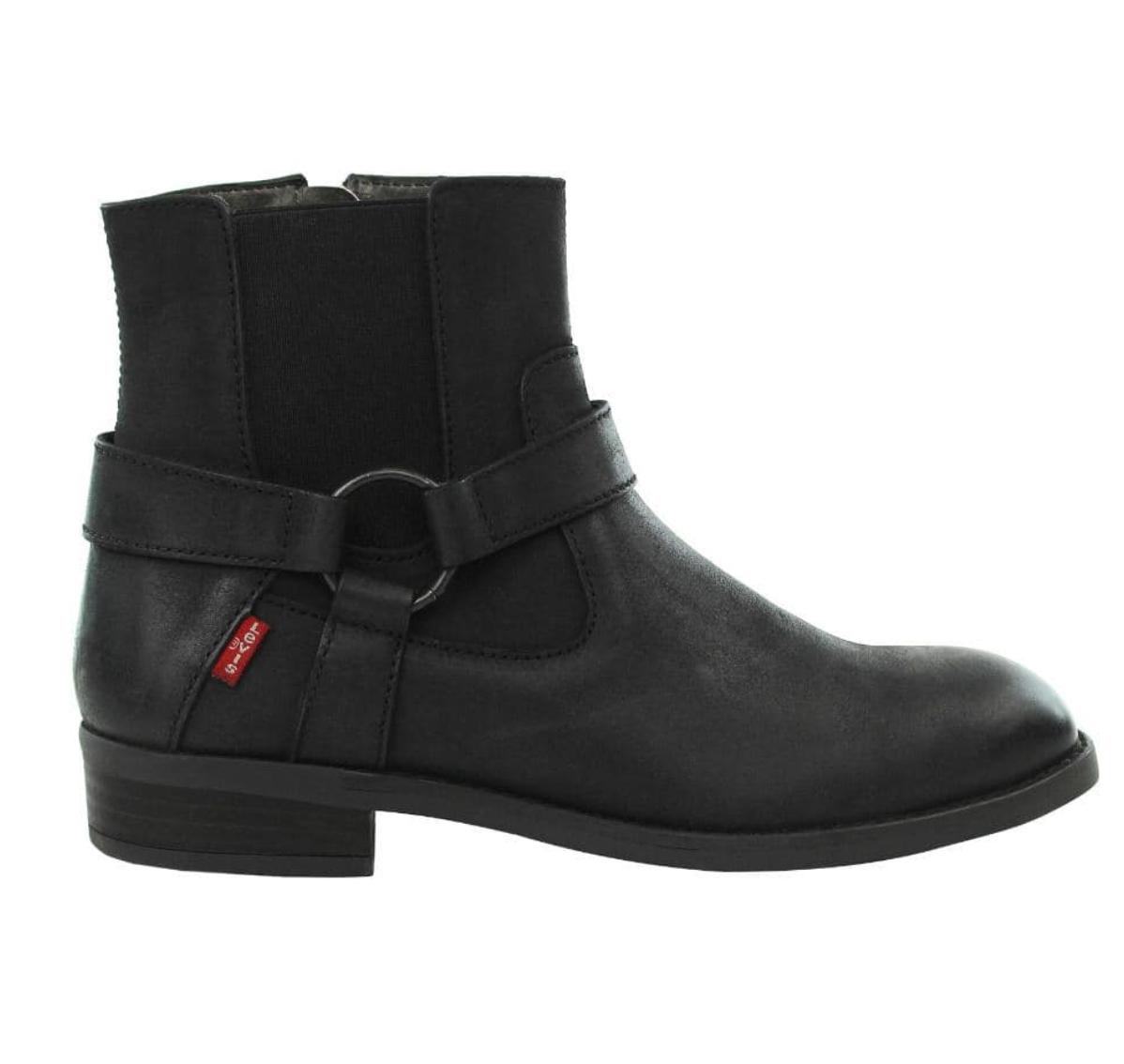 Bota Piel Negra Caballero Levi´s